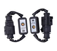 Modulo lampeggiatore fanale posteriore, Qiilu LED Fanali Posteriori Cablaggio Adattatore Segnale di Svolta Dinamico Kit Modulo Lampeggiante PBT + FEP Adatto per A3 8V 2013-2018 (1 Paio)