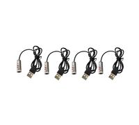 Modulo laser a linea rossa Modulo laser industriale Focus regolabile Lunghezza della linea 39 ″ Diametro del connettore USB 12mm（linea-4pack）