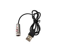 Modulo laser a linea rossa Modulo laser industriale Focus regolabile Lunghezza della linea 39 ″ Diametro del connettore USB 12mm（linea-1pack）