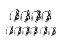 Modulo laser a linea rossa Modulo laser industriale Focus regolabile Lunghezza della linea 39 ″ Diametro del connettore USB 12mm（linea-10pack）