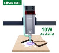 Modulo laser LASER TREE 10W con testa per incisione laser Air Assist 5W Testa laser TTL blu 450nm per macchina da taglio laser CNC