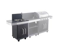 Modulo lavello - COOKIN GARDEN - Fidgi - Integrabile con i BBQ Fidgi 3&4 - Paraschizzi - Lavello e rubinetto in acciaio inox