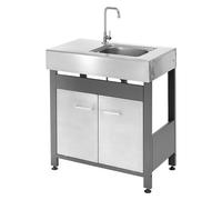 MODULO LAVELLO PER BARBECUE SERIE 'INDIANAPOLIS' cm. 78,2 x 45,5 x 113 (L x P x