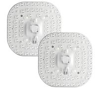 Modulo LED 2 Pack, Kit di conversione a soffitto con magnete, Pannello LED, AC 165-265V, 8.27 inch, 36 Watt, 3200 Lumen, 6500K Bianco Freddo, Non dimmerabile