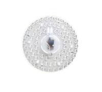 Modulo LED Luce 220V 12W 18W 24W 36W Luce Bianca 6500K Luce da soffitto a LED Stoppino Disco Luminoso Magnetico Modulo Sorgente Luminosa di Ricambio Luce SMD(Round,18W 130MM)