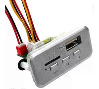 Modulo lettore MP3 Bluetooth 50 019V Modulo radio FM per auto 12V Supporto TF (argento)