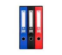 Modulo Lidercarta 3 file foglio 2 anelli misti 40 mm colori assortiti