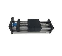 Modulo lineare Asta guida Asse ottico Tavolo scorrevole Corsa 50-300mm Piattaforma con vite a ricircolo di sfere SFU 1204 1605 1610 Pannello mobile 80 * 80mm(1610 Ballscrew,Effective Stroke 200)