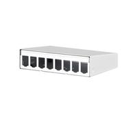 Modulo METZ CONNECT Custodia AP 8 porte bianco puro, non equipaggiato NEW