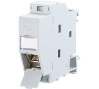 Modulo METZ CONNECT REGplus IP20 E-DAT, modulo su guida DIN, grigio chiaro