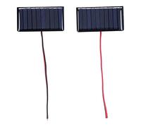 Modulo Micro Mini Pannello Solare Ad Alta Efficienza Celle Solari in Polisilicio 0,3 W 5 V per Progetti Fai Te 68x36mm - Fonte di Alimentazione in Polisilicio Durevole e