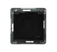 MODULO NERO METALLIZZATO PRESA 1X Z/U Z Sonata GPH-1RZ/m/33/d