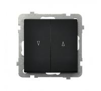 MODULO NERO OPACO CONNETTORE TAPPARELLA "FRECCE" ŁP-7R/m/33