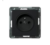MODULO NERO OPACO PRESA 1X MORSETTI Z/U Sonata GP-1RZ/M/33