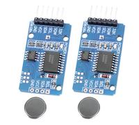 Modulo orologio ad alta precisione AT24C32 RUIZHI 2 Pezzi Real Time Clock RTC AT24C32 IIC Module Precision Clock Module con Batteria compatibile con Arduino