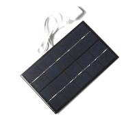 Modulo pannello solare mini USB da 2 W, 5 V, 380 mA, fai da te, caricabatterie con celle in polisilicio per telefono e ventola