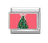 Modulo per gioielli modulari italiani per Natale | Struttura in acciaio inossidabile, perline a tema natalizio, per creare gioielli, adatte per gli appassionati