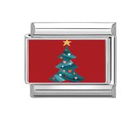 Modulo per gioielli modulari italiani per Natale | Struttura in acciaio inossidabile, perline a tema natalizio, per creare gioielli, adatte per gli appassionati
