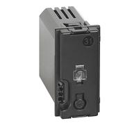 Modulo per Presa Connessa Controllo Consumi Bticino K4531C Living Now 1 Modulo Nero