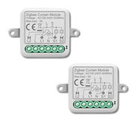Modulo per Tapparelle Smart | ZigBee | ZeVi Curt S Modulo per Avvolgibili Motorizzate, Controllo Remoto e Automazione app SmartLife, Fai-da-Te, Compatibile con Alexa e Google Home 2pz