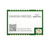 Modulo porta seriale UART wireless Lora 433M, 470M, 868M, 915M, serie EWM22M, compatibile con E22 Series 22 dbm Watchdog a lunga distanza a bassa potenza AT Command Deep Sleep (900 M 22 dbm)