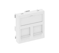 MODULO PORTADATI PER INSTALLAZIONE ELETTRICA OBO BETTERMANN 6119292 - Dimensioni 45x45x9 mm, Peso 0.011 kg