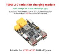 Modulo Power Bank 2-7S 100W USB-C PD Fast Charge Dual USB XT30/XT60