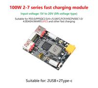 Modulo Power Bank 2-7S 100W USB-C PD Fast Charge Dual USB XT30/XT60