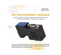 Modulo PPI MPI DP A Ethernet per La Comunicazione con PLC S7-200 , Protocollo Modbus, CP343-1 per Adattatore ETH-200 2p
