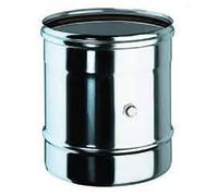 MODULO PRELIEVO FUMI - INOX AISI 304 - PER STUFE e CAMINI