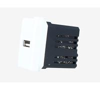 Modulo Presa Caricatore USB, Compatibile Con Bticino Matix, Ricarica Veloce (USB 5V 2.1A)