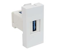 Modulo presa telematica USB QUADRO QD 45X22.5-USB_HB