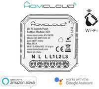 Modulo PuIsante/Interruttore 3CH Wi-Fi da incasso