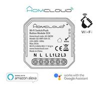 Modulo PuIsante/Interruttore 3CH Wi-Fi da incasso