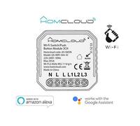 Modulo PuIsante/Interruttore 3CH Wi-Fi da incasso