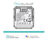 Modulo PuIsante/Interruttore 4CH Wi-Fi da incasso