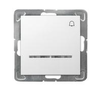 MODULO PULSANTE BIANCO "CAMPANELLO" ILLUMINATO ŁP-6YS/m/00