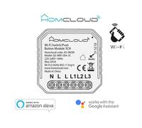 Modulo PuIsante/Interruttore 3CH Wi-Fi da incasso
