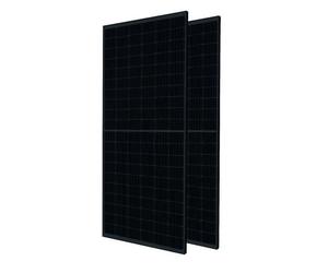 Modulo PV JA Solar 500W, mono-Si, bifacciale, celle N-type a metà 182mm, cavi di circa 120cm, connettore MC4-EVO2A, peso 27,3kg, Full Black