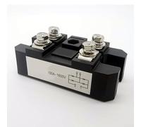Modulo Raddrizzatore a Ponte per MDQ-100A 1600V Diodo Monofase 4 Terminali, Alloggiamento in Plastica, 100×50×40 mm, Nero - Inverter Industriale & DC M