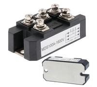 Modulo raddrizzatore a ponte, raddrizzatore a diodi trifase 1600V con alloggiamento in alluminio, per applicazioni di inverter e alimentazione CC