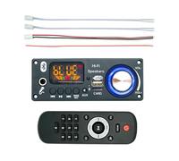 Modulo Radio Auto - Scheda PCB Compatta | Decodificatore MP3 Uscita 2x80W Interfaccia USB | Lettore Audio Display Tubo Digitale Per Camper Camion Registrazione Riproduzione Guida