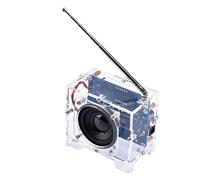 Modulo Radio FM Kit FAI DA TE 87-108MHz Guscio Trasparente per la Saldatura