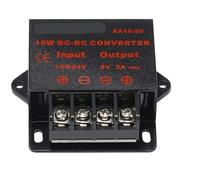 Modulo regolatore convertitore DC DC da 12V24V a 5V 3A 15A 10A 5A Step Down Riduttore Regolatore di tensione for auto antipolvere(12V 24V to 5V 3Ahei)