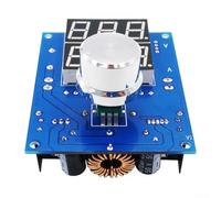 Modulo regolatore di tensione e corrente CC con voltmetro e amperometro digitali, dissipatore di calore in lega di alluminio, PCB in fibra di vetro a doppio strato e protezione da cortocircuito
