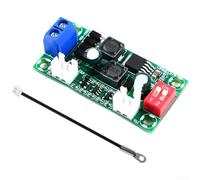 Modulo regolatore elettronico della velocità della ventola CC con controllo automatico della temperatura per ventole da 5 V, 12 V, 24 V e impostazioni di velocità regolabili in 4 fasi (24 V)