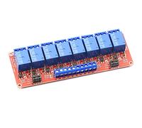 Modulo relè 1Pcs Dc 5V 12V 24V 1/2/4/6/8 canali con supporto accoppiatore ottico Trigger a leva bassa(8 Channels 12v)