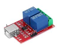 Modulo relè, 2 canali, 5 V, interruttore di controllo USB, modulo relè, interruttore di controllo intelligente per computer