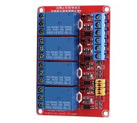 Modulo Relè 4 Canali 12V, Scheda Relè Optoaccoppiatore, Trigger Alto E Basso, Per Controllo Automatico E Industriale