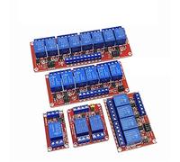 Modulo relè 5V 12V 24V 1/2/4/8 canali di isolamento doppio trigger alto e basso livello(4 Channel)